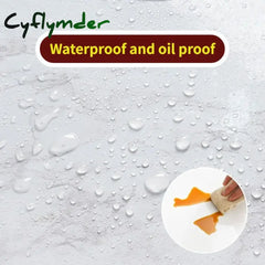 Cyflymder 20M Kitchen Countertop Cabinets Waterproof Pearlescent White Stickers Oil Proof Bathroom Renovation Self