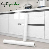Cyflymder 20M Kitchen Countertop Cabinets Waterproof Pearlescent White Stickers Oil Proof Bathroom Renovation Self