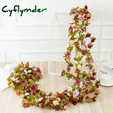 Cyflymder 250CM Artificial Rose Flowers for Wedding Home Room Decoration Spring Autumn Garden Arch Christmas Rattan DIY