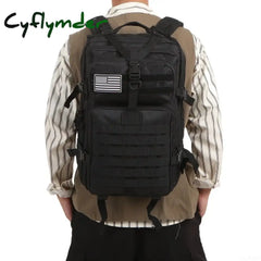 Cyflymder 25L/50L 1000D Nylon Waterproof Trekking Fishing Bag Backpack Outdoor Sports Camping Hiking