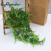 Cyflymder 3/1pcs Artificial Plant Vine Home Decoration Hanging Plastic Leaf Grass Garland Outdoor Wedding Party