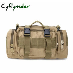 Cyflymder 3P Tactical Belt Waist Packs Military Army Utility Messenger Shoulder Bag 10L