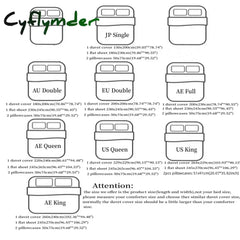 Cyflymder 4pcs Korean lace Duvet Cover Set (1*Duvet Cover + 1 flat sheet + 2*Pillowcase Without Core) Fresh Flower