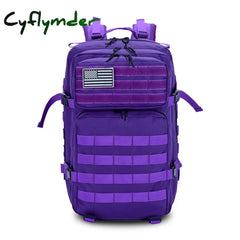 Cyflymder 50L Man/Women Hiking Trekking Bag Military Tactical Backpack Army Waterproof Molle Bug