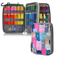 Cyflymder 96/192 Slots Pencil Case School Pencilcase For Girls Boys Pen Bag Large Capacity Penal