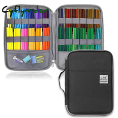 Cyflymder 96/192 Slots Pencil Case School Pencilcase For Girls Boys Pen Bag Large Capacity Penal