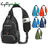 Cyflymder Anti-Theft Waterproof Shoulder Backpack Sling Chest Crossbody Bag Cover Pack Rucksack Bicycle Sport Carry on