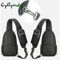 Cyflymder Anti-Theft Waterproof Shoulder Backpack Sling Chest Crossbody Bag Cover Pack Rucksack Bicycle Sport Carry on