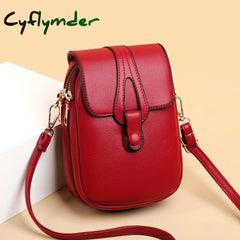 Cyflymder Authentic Leather Tactile Feel Pu Women’s Bags Mobile Phone New Women Shoulder