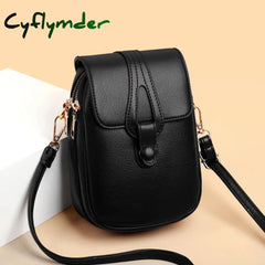 Cyflymder Authentic Leather Tactile Feel Pu Women’s Bags Mobile Phone New Women Shoulder