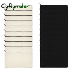 Cyflymder Back To School 10Pack Blank Diy Craft Bag Canvas Pencil Case Makeup Bags Zipper Pouch