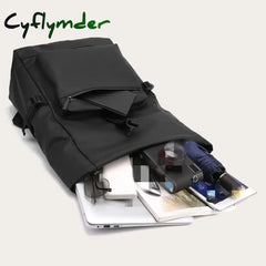 Cyflymder Back To School 17Inch Urban Men Business Backpack Fashion Rucksack High Quality Bagpack