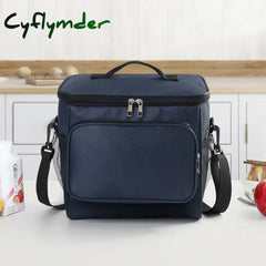Cyflymder Back To School 1Pc Lunch Box Bag Thermal With Rice Office Worker Portable Handbag Bento