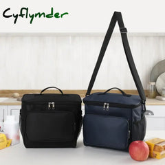 1pc Lunch Box Bag, Thermal Bag with Rice Bag, Office Worker Portable Handbag Bento Bag