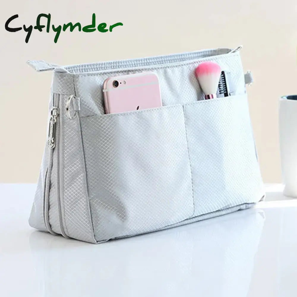 Bag Organiser Insert Handbag Pouch Insert for Women, Cosmetic Handbag Organiser Large Purse Insert Organiser Tote Organiser Medi