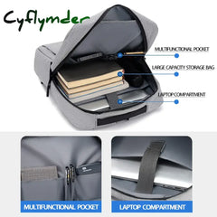Cyflymder Back To School Business Backpack For Men Women Multifunctional Waterproof Laptop Bags
