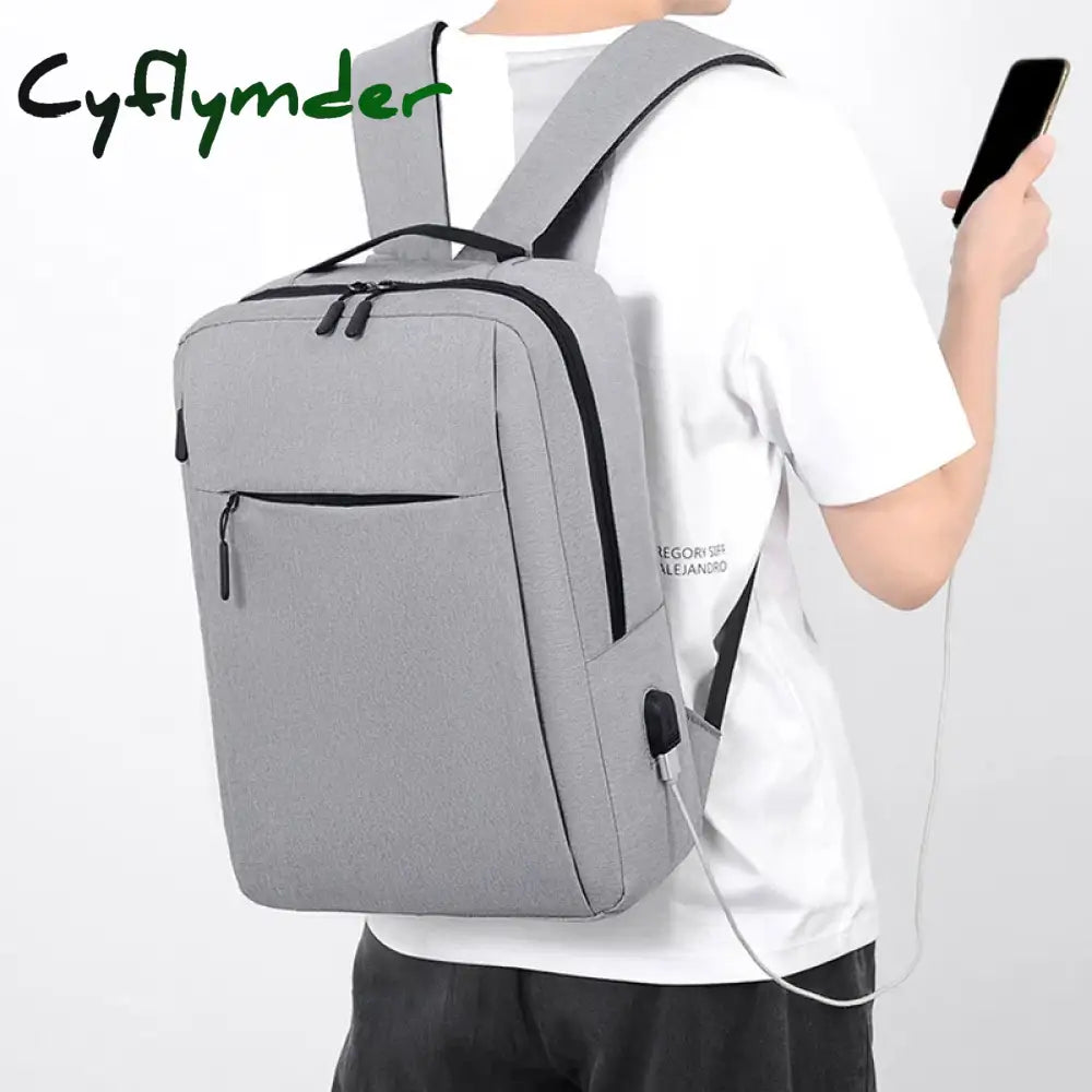Business Backpack for Men Women Multifunctional Waterproof Laptop Bags with USB Charging Nylon Casual Rucksack School Bag