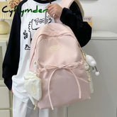 BACK TO SCHOOL Campus Students Schoolbag Teen Girls Cute Backpack Nylon Shoulders Backpack Large Capacity Travel Backpacks Student Book Bag