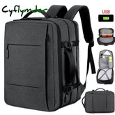 Classic Travel Backpack Men Business Backpack School Expandable USB Bag Large Capacity Laptop Waterproof Fashion Backpack