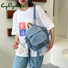 Cyflymder Back To School Fashion Kawaii Mini Backpack Women Shoulder Bag For Teenage Girls