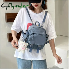 Cyflymder Back To School Fashion Kawaii Mini Backpack Women Shoulder Bag For Teenage Girls