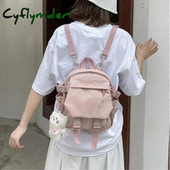 Cyflymder Back To School Fashion Kawaii Mini Backpack Women Shoulder Bag For Teenage Girls