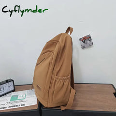 Cyflymder Back To School Fashion Women Canvas Leisure Mochila Lovers Travel Bag Teen Bookbag For