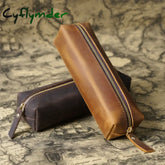 BACK TO SCHOOL Genuine Leather Cosmetic Bag Men Women Makeup Portable Wash Shower Case Waterproof Clutch Travel Toiletry Groomsmen Gift