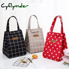Cyflymder Back To School Insulated Thermal Cooler Bag Lunch Bag Foods Drink Storage Leakproof