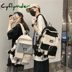 BACK TO SCHOOL Korean Schoolbag Female Student Backpack Large Capacity Fashion Boy Backpack Computer Bag Femal School Backpack School Bags