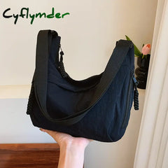 Cyflymder Back To School Korean Version Dumpling Bag New High-Quality Shoulder Large Capacity Tote