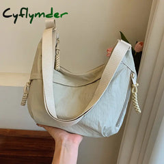Cyflymder Back To School Korean Version Dumpling Bag New High-Quality Shoulder Large Capacity Tote