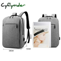 Cyflymder Back To School Laptop Backpack Travel Multifunctional Large Capacity Male Usb Charging