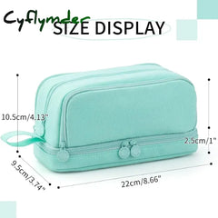 Cyflymder Back To School Large Capacity Pen Kawaii Pencil Case Aesthetic Pouch School Bag Gift