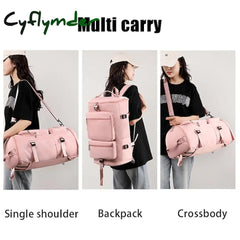 Cyflymder Back To School Men’s Women’s Crossbody Bag Shoulder Gym Duffle Nylon Outdoor Holiday