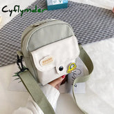 BACK TO SCHOOL Mini Crossbody Bag for Women Fashion Small Female Canvas Shoulder Bags Korean Phone Purse Cute Students Purse Flap