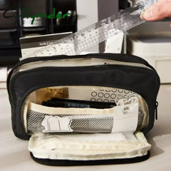 Cyflymder Back To School Multilayers Pencil Big Bags Aesthetic School Cases Large Capacity Pen Case