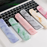 Pencil Cases Marble Leather For Office Estuche Escolare Pen Pouch Stationery Pencilcase Trousse Scolaire Mini School Bag Piornik