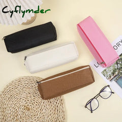 Cyflymder Back To School Simple Pencil Case Estuches Escolares Pencilcase School Supplies Solid