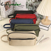 BACK TO SCHOOL Simple Pencil Case Kawaii Stationery Pen Case Large Capacity Pencil Pouch Trousse School Supplies Estuche Escolares Pencilcase