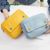 BACK TO SCHOOL Simple Solid Color Dark Button Twill Waterproof Polyester Super Large Capacity Multifunctional Pencil Bag School Supplies