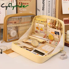 Kawaii Pencil Case Retro Pen Case School Supplies Trousse Scolaire Fabric Embroidery Pencil Bags Student Stationery Pencil Cases