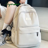 BACK TO SCHOOL Women Backpack Solid Color Female Multi-pocket Casual Woman's Travel Bag High Quality Schoolbag for Teenage Girl Book Knapsack