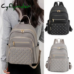 BACK TO SCHOOL Women Backpacks High Quality Nylon Travel Bag Large Capacity Simplicity Fashion Versatile Teenage Shoulders Bag For Females