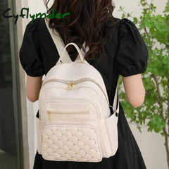 Cyflymder Back To School Women Backpacks High Quality Nylon Travel Bag Large Capacity Simplicity