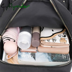 Cyflymder Back To School Women Backpacks High Quality Nylon Travel Bag Large Capacity Simplicity