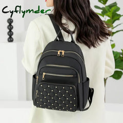 Cyflymder Back To School Women Backpacks High Quality Nylon Travel Bag Large Capacity Simplicity