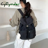 Women‘s Backpack Preppy Style Flap Nylon Women Backpack Niche Design College School Backpack for Women Travel Girls