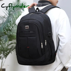 Cyflymder Backpack Fashion Men Computer Business Shoulder Bags Male Travel Leisure Student Laptop