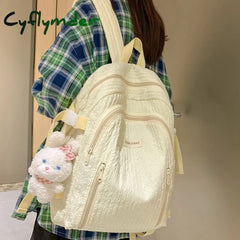 Cyflymder Backpack For Elementary School Girl Waterproof Oxford Cloth Pink Sac Enfant Bags Kids